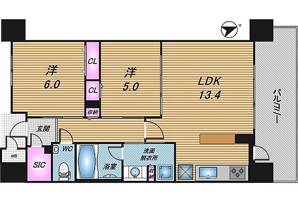 間取り ブランシエラ那覇曙プレミスト 11階/-