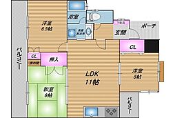 間取図画像 3LDK