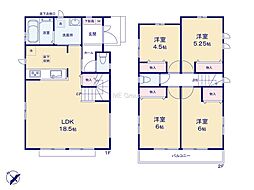 横浜市鶴見区北寺尾5丁目8期　新築戸建　全2棟　1号棟