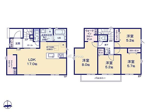 間取りを拡大表示