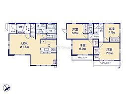 相模原市南区栄町3期 新築戸建 全1棟 1号棟