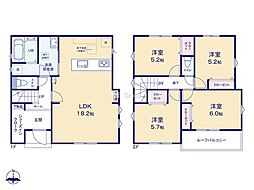 厚木市妻田西1丁目第1期 新築戸建 全3棟 4号棟