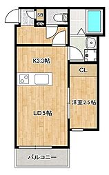 エルモス姪浜II 3階