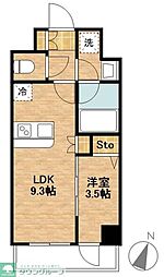 パヴァナジオーネ寺町通り 1LDKの間取図画像