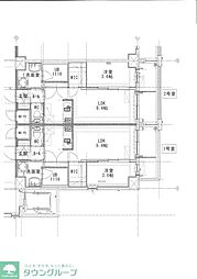 LUMINOUS ALFACIO(ルミナス アルファシオ) 1LDKの間取図画像