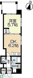 間取図画像 1DK