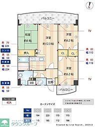 フローラ空港南 3階/-