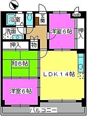 物件の間取り
