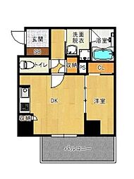 サヴォイラルカンジュ 1DKの間取図画像