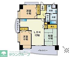 グリーンフォレスト 3LDKの間取図画像