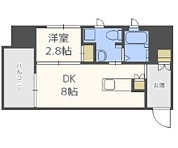 ANDON 1DKの間取図画像