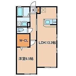 アイリー飯倉 1LDKの間取図画像