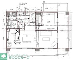 ダイナコート大濠2 1LDKの間取図画像