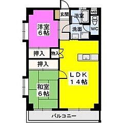物件の間取り