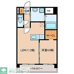 WISTERIA SUITE 1LDKの間取図画像