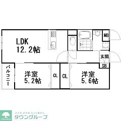 物件の間取り