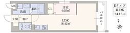 ライフフィールド麦野 1LDKの間取図画像