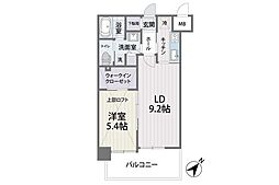 S-FORT筑紫通り 1LDKの間取図画像