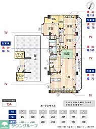 モン・リジェール 4SLDKの間取図画像