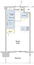 エンクレスト博多駅東2 1Kの間取図画像