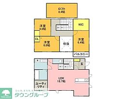 雁の巣2丁目貸家