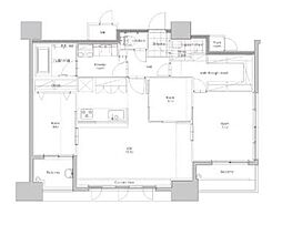 エンクレスト博多スタイル 3LDKの間取図画像