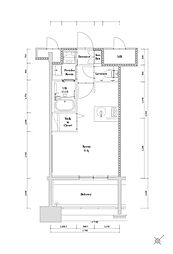 JR鹿児島本線 博多駅 徒歩16分の賃貸マンション 6階1Kの間取り