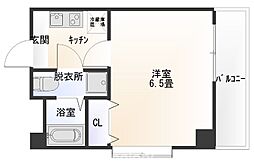ジェイフラット 1Kの間取図画像