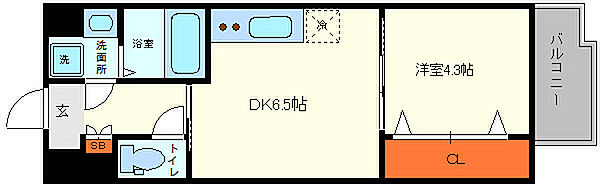 フォーリアライズ大阪ウエストベイ ｜大阪府大阪市港区南市岡2丁目(賃貸マンション1DK・3階・29.48㎡)の写真 その2