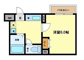 シングルウエスト  ｜ 大阪府大阪市西区西本町2丁目（賃貸マンション1K・3階・20.80㎡） その2