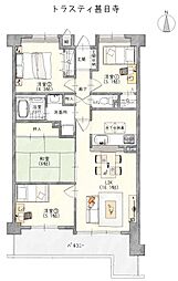トラスティ甚目寺105　リノベ物件 105 4LDKの間取り