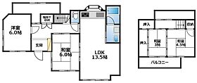 鈴蘭台東町3丁目　家賃変更  ｜ 兵庫県神戸市北区鈴蘭台東町3丁目（賃貸一戸建4LDK・1階・121.78㎡） その2