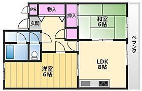 カサドエムズ 402 ｜ 大阪府泉北郡忠岡町忠岡北3丁目5-10（賃貸マンション2LDK・4階・53.81㎡） その2