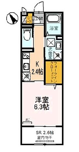 フローラル 105｜大阪府岸和田市土生町(賃貸アパート1K・1階・32.07㎡)の写真 その2