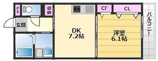 メゾン植野 202｜大阪府岸和田市上松町(賃貸アパート1DK・2階・36.00㎡)の写真 その2