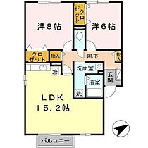 セジュール又巳　E棟 201 ｜ 大阪府岸和田市磯上町3丁目3-10（賃貸アパート2LDK・2階・68.75㎡） その2