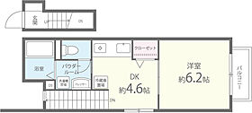 クレール幸 201 ｜ 大阪府岸和田市西之内町47-45（賃貸アパート1DK・2階・31.08㎡） その2