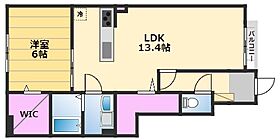 アルル1番館 103 ｜ 大阪府岸和田市吉井町4丁目17-30（賃貸アパート1LDK・1階・48.66㎡） その2