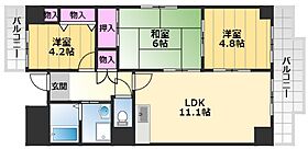 ポルト泉大津 404 ｜ 大阪府泉大津市旭町14-14（賃貸マンション3LDK・4階・65.35㎡） その2