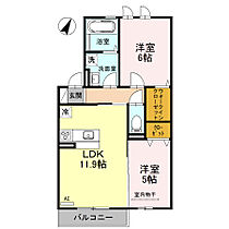 JIN輝B棟 203 ｜ 大阪府岸和田市磯上町6丁目10-18（賃貸アパート2LDK・1階・54.70㎡） その2