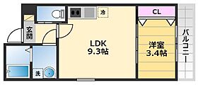 (仮称)ジーメゾン岸和田ベルエ 202 ｜ 大阪府岸和田市上野町東2-12、13、14(地番)（賃貸アパート1LDK・2階・30.44㎡） その2