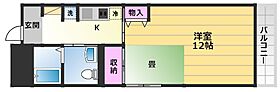 エル・セレーノ府中 413 ｜ 大阪府泉大津市東豊中町1丁目3-3（賃貸マンション1K・4階・35.20㎡） その2