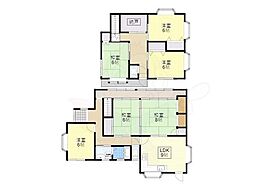 京阪宇治線 桃山南口駅 徒歩12分の賃貸一戸建て 1階6SLDKの間取り