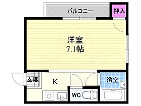 京都府京都市伏見区京町１０丁目（賃貸マンション1K・1階・21.32㎡） その2