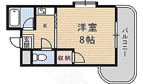 メゾン・イースター  ｜ 京都府京都市伏見区津知橋町（賃貸マンション1K・1階・20.81㎡） その2