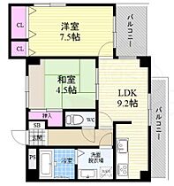 京都府京都市伏見区醍醐烏橋町（賃貸マンション2LDK・3階・51.84㎡） その2