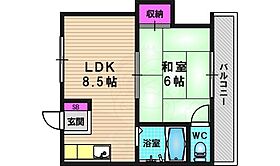 京都府京都市伏見区淀新町（賃貸マンション1LDK・1階・27.00㎡） その2