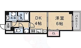 京都府京都市伏見区京町４丁目（賃貸マンション1DK・4階・26.34㎡） その2