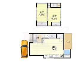 京都府京都市伏見区深草西出町（賃貸一戸建2LDK・1階・59.28㎡） その2