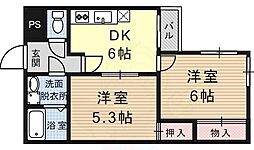 間取図画像 2DK